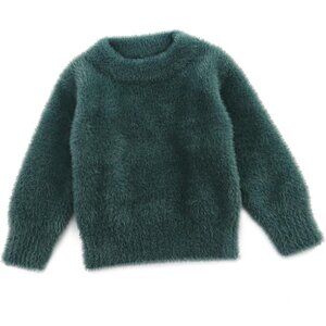 Stylish Ribbed Knit Baby Sweater - Perfect Turtleneck for Holiday Season 6M-4T